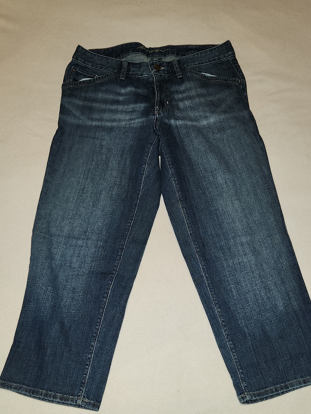Eddie Bauer Women's Jean Shorts in Dark Blue Wash
